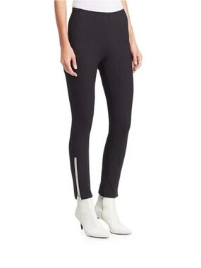 Rag & Bone Women's  Skinny Ankle Pants With Zipper Details Black Size 4